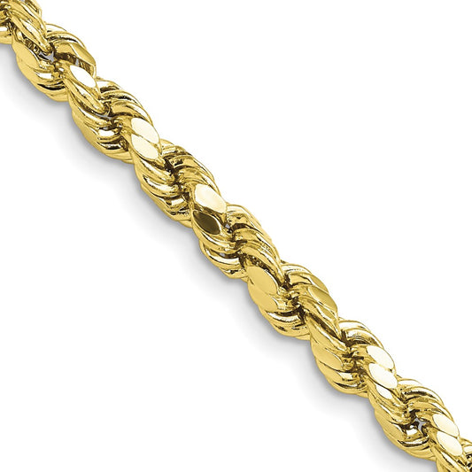10k 4.9mm Semi-solid D/C Rope Chain