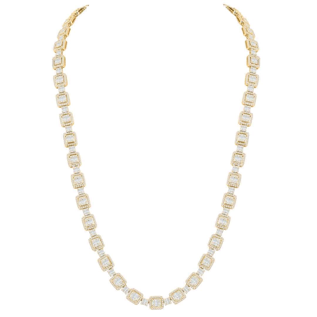 10KT Two-Tone (Yellow and White) Gold 11.00 Carat Fashion Chain-1432075-YW