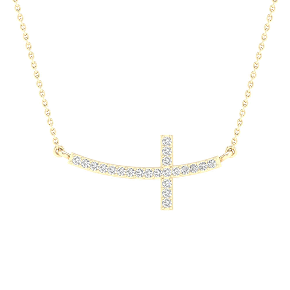 10K 0.06ct Diamond Necklace