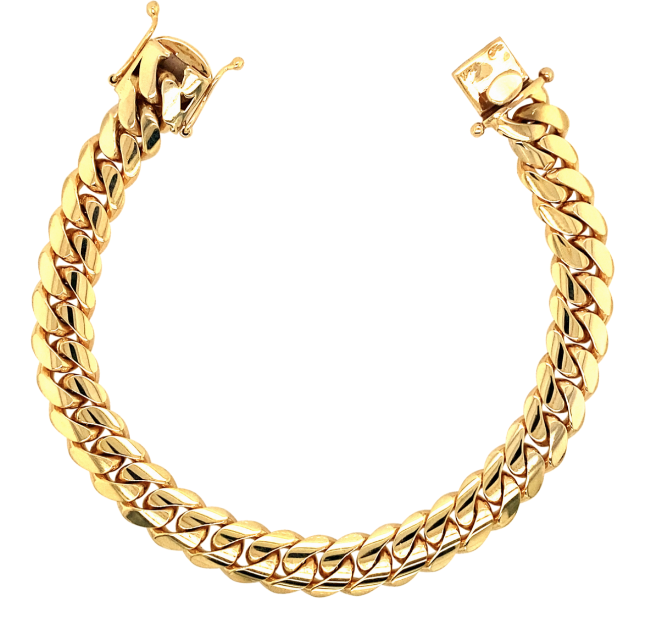 Custom 14 Karat Cuban Link Bracelet