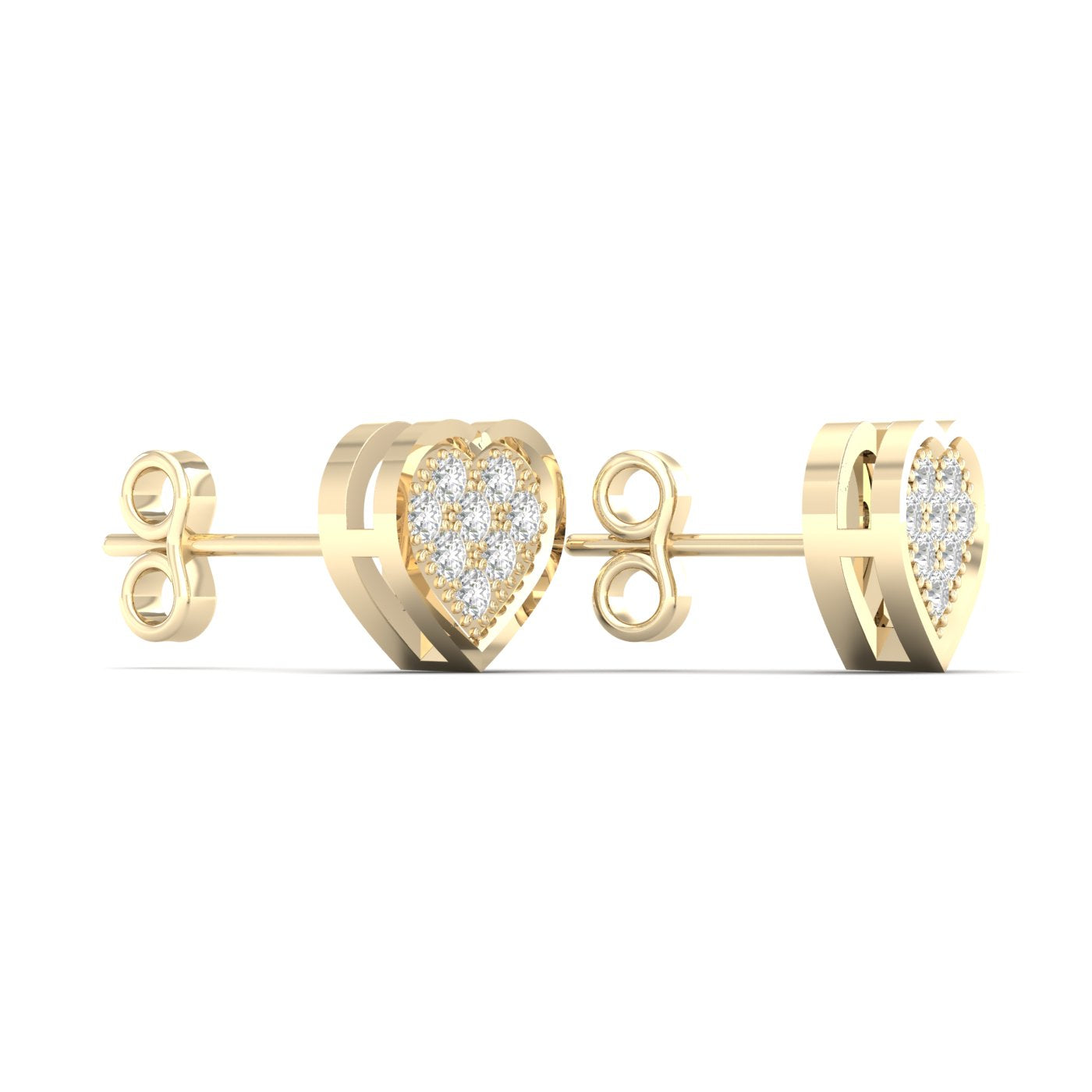 10K 0.05CT Diamond Earring