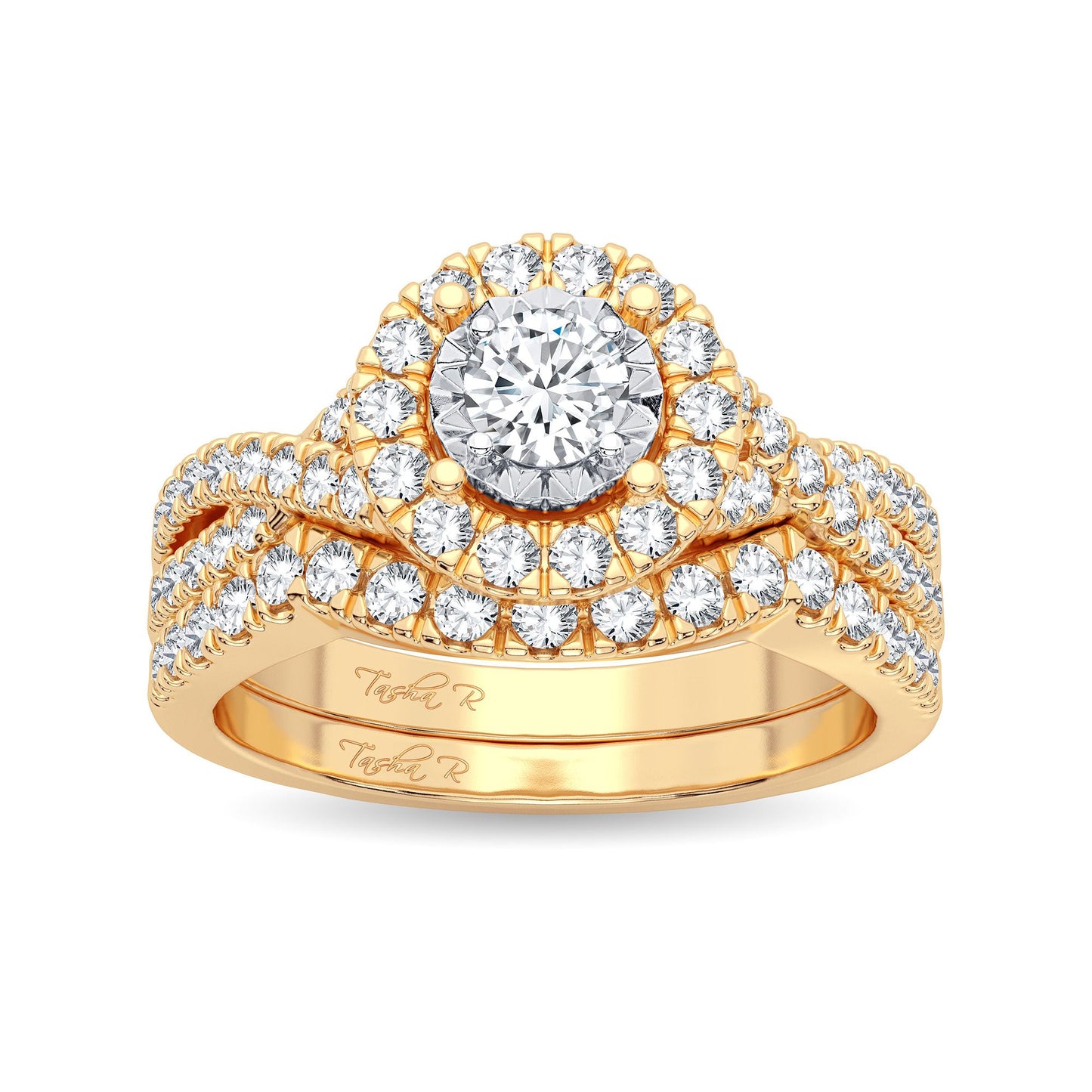 14K 0.75CT Diamond Bridal Ring