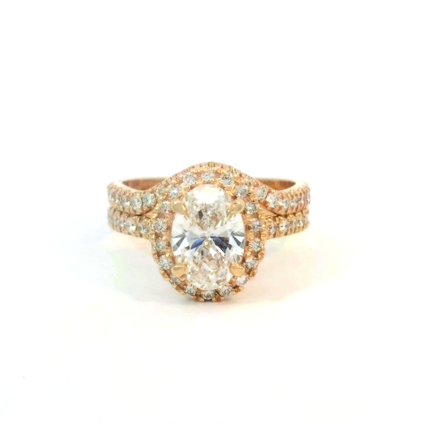 LAB DIAMOND WEDDING SET