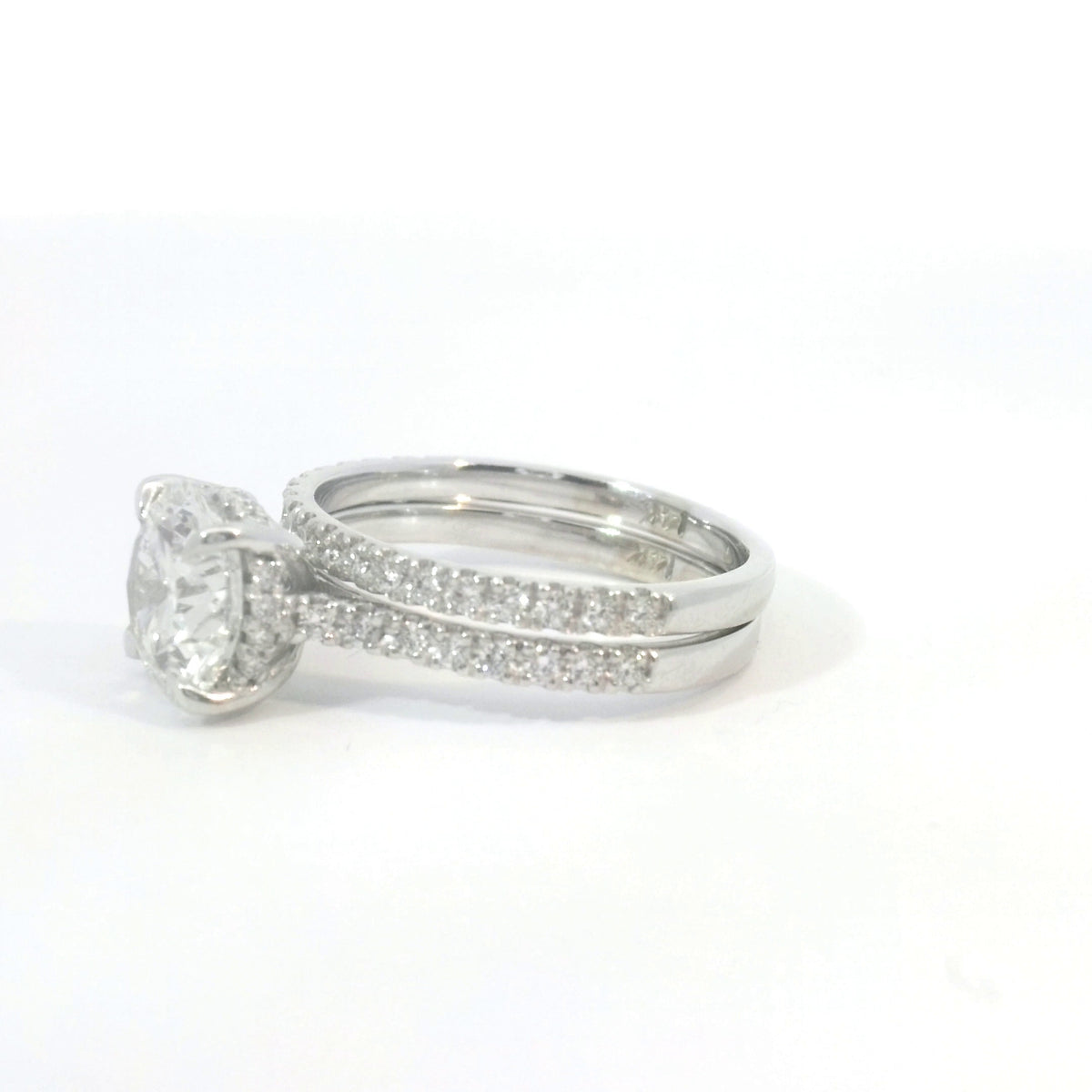 WHITE DIAMOND DUO SET RINGS