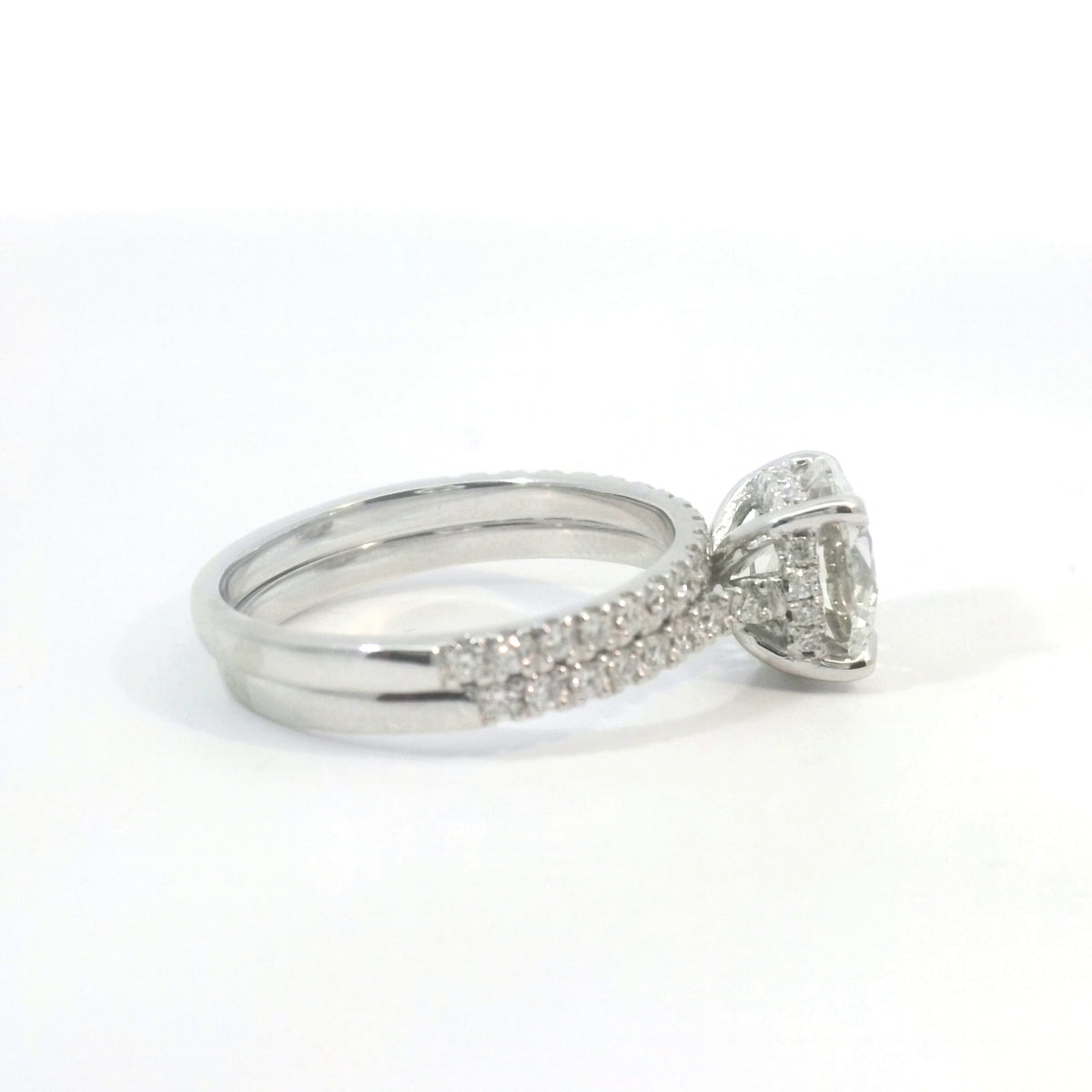 WHITE DIAMOND DUO SET RINGS