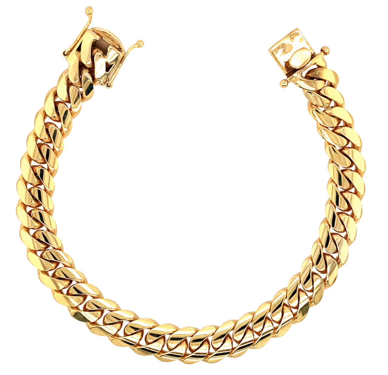 Custom 10 Karat Cuban Link Bracelet