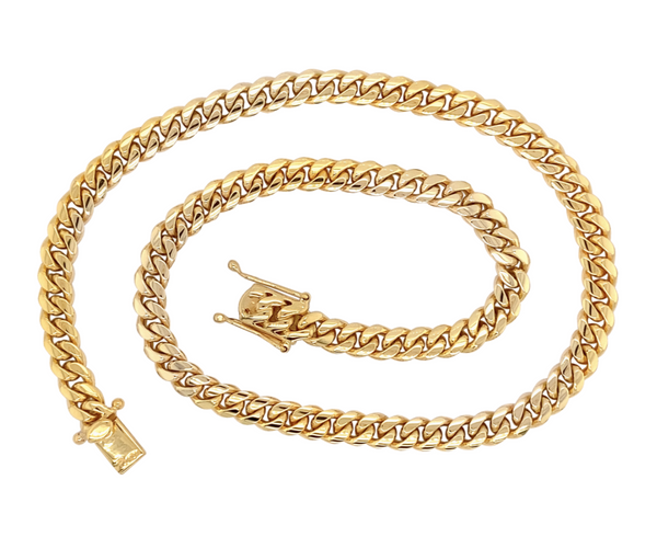 Custom 10 Karat Cuban Link Chain – Tio jewelers llc
