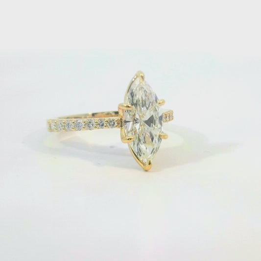 MARQUISE SOLITAIRE DIAMOND RING